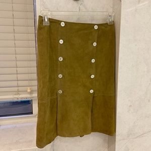 Valentino lambskin skirt